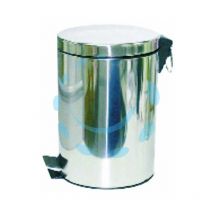 Pattumiera in acciaio inox con pedale - Misura: 20LT