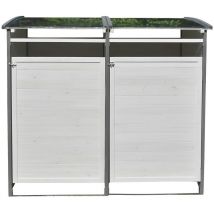 Pattumiera Melko box rivestimento pattumiera doppio box 240 litri con parete posteriore