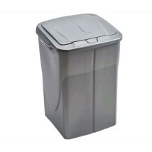 Pattumiera per raccolta differenziata Colore antracite 45 Litri ecobin 37x36x51 cm 45 Litri Colore Antracite