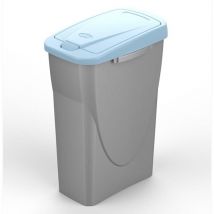 Pattumiera per raccolta differenziata Colore azzurro 40 Litri ecobin 25x42x61,5 cm 40 Litri Colore Azzurro