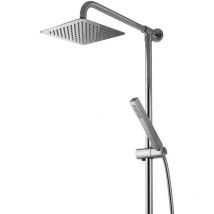 Aufputz Regendusche Duschsystem eckig 20cm - Paulgurkes