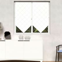 Pauline Brise bise, Polyester, Blanc, par Soleil d'ocre - 70 x 120 cm - Blanc