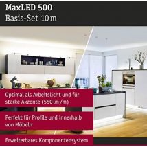 Paulmann MaxLED 70565 Striscia led con spina 24 v 10 m Bianco caldo, Bianco neutro, Bianco luce del giorno 1 pz.