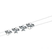 Set illuminazione a cavi cardan 4x10w gu5,3 94144 - Paulmann