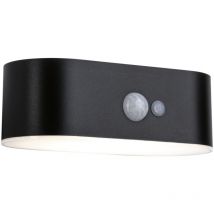 Led Solarleuchte Adya schwarz 6 x 18 x 11,8 cm mit Bewegungsmelder led Solarleuchte - Paulmann