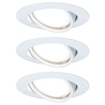 Led Einbauleuchte Base 3er Basisset weiß ø 9 cm GU10 Einbauleuchte - Paulmann