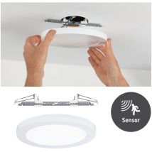 Paulmann Licht - Paulmann led Einbauleuchte Cover-it weiß 22,5 cm mit Bewegungsmelder, 16,5 w Einbauleuchte