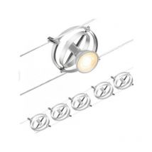 Kardanset 944.36-5xgu5.3-matt chrom - Paulmann