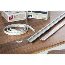 Paulmann - Profilé sol avec diffuseur 2m alu epoxy/satin alu/synthétique