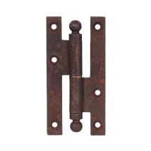 Paumelle 5174 bis Dubois sas - 140x60 mm - Droite - Fer rouillé ciré - 288159