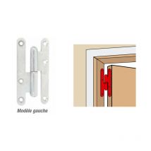 Paumelle bouts ronds "Loutre Sedan " Torbel 160x60 mm - Droite - J530900