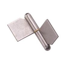Paumelle de grille à souder Monin Forte lame dans l'axe - Acier décapé - 140x108 mm - 6400-643060