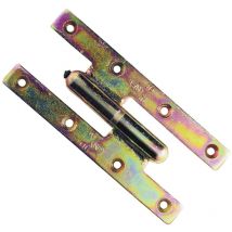 Faure Et Fils - Picarde bouts carrés pour menuiserie bois type picarde 140 x 60 - Hauteur totale : 140 mm - Largeur totale : 60 mm - Sens : gauche