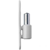 Paumelle mâle pvc P09 diamètre 13mm blanc Otlav CGP09130P306