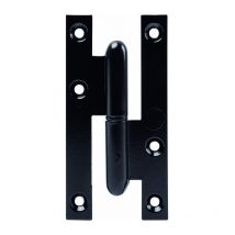 Paumelle renforcée roulée gauche - 110 x 55 mm Clemenson