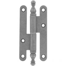 Paumelle à vase rustique 140X55 ghe acier poli Bros 16ARG1451