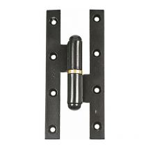 Paumelle standard droite noire - 140 mm x 60 mm Clemenson