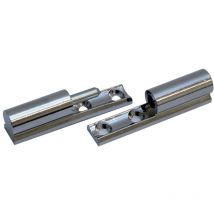 Paumelle universelle 50 mm noeud 10 mm laiton CHROMé Bros PUB050S03