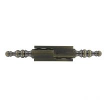 Paumelle universelle - Décor : Vieux laiton - Hauteur platine : 50 mm - Hauteur totale : 110 mm - itar