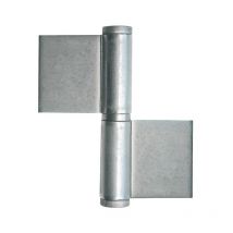 Faure - Paumelle grille inox roulée - Hauteur : 120 mm - Diamètre du nœud : 18.5 mm et fils