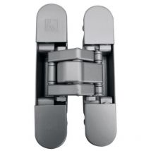 Krona Koblenz - Paumelles invisibles type Kubica K8000 Atomika - Chromé satiné - charge de 60 kg par paire