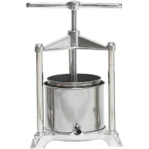 Pavi Torchietto cm 22,5x16,5 h premitutto torchio grande 5 lt raccoglitore in acciaio inox spremitutto