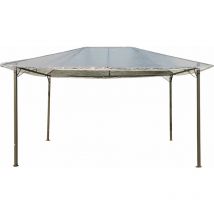 Pavillon Schutzhaube 3x4 m Nizza Wasserdicht Transparent