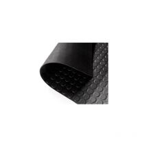 Pavimento caucho circulos 3 mm negro rollo 10 m x 1,2 m ancho - 800012