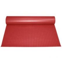 Pavimento Con Relieve de Círculos- Rojo. Metro lineal