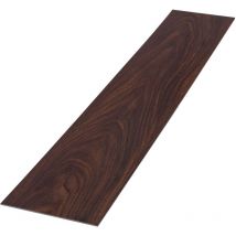 Pavimento in pvc 91,5 x 15,3 cm Rosso-Marrone Piastrelle 2 mm 6,69 m² 48 Listoni Pavimento in Vinile Aspetto Legno di Noce Impermeabile Mattonelle