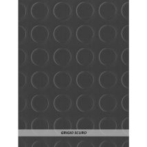 Pavimento Pvc Bullonato Copripavimento 1mtx25mt Grigio Scuro - Rotolo