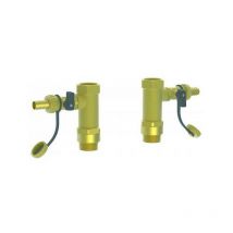 Paw 3461 - 2 x Unité de rinçage et de vidange DN 25