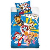 Paw Patrol Bettwäsche-Set Poly-Baumwolle 140x200 cm Bettbezug + 65x65 cm Kissenbezug