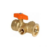 PAW - Pumpenkugelhahn mks mit Schwerkraftbremse Flansch für 1 1/2'' Überwurf und 1'' ig 2309