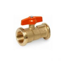 Pumpenkugelhahn pkv Flansch für 1 1/2' Überwurf und 1 1/2' ag 2109 - PAW