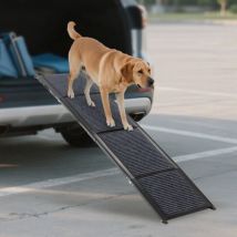 PawHaven Foldable Dog Ramp Non-Slip Pet Steps Ramp for Car Sofa Large Small Dogs 170X44CM