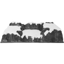 Paysage de vallée 78 x 25 cm – Décoration de Noël – MonVillage – Plastique résistant