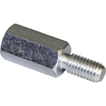 Pb Fastener - S48050X45 Abstandsbolzen (l) 45 mm M5 x 11 M5 x 10 Stahl verzinkt 10 St.