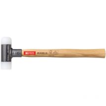 Pb Swiss Tools - Rückschlagfreier Hammer, mit Nylon-Einsätzen, Hickory-Stiel, 22 mm