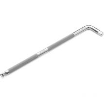 PB Swiss Tools Sechskant-Winkelschraubendreher, lang, verchromt, 3 mm, 130 x 24 mm