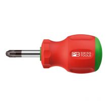 Pb Swiss Tools - Tournevis Stubby PZ2x 35mm SwissGrip