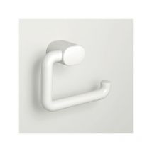 Papierrollenhalter mit Wandsockel aus Nylon, weiß - PBA