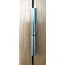 Bloc Porte Athena Ral7035 Vitrée H204 x L73 Poussant Gauche Côtes Tableau