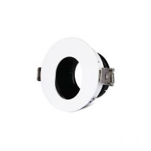 V-tac - VT-874 GU10-GU5.3 Beschlag Weiß+schwarz runde 15° verstellbarer ovales loch twist to open für led Spotlights - sku 3161