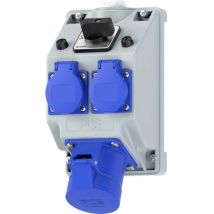 Pc Electric 160823521 Steckdosen-verteiler Grau, Blau
