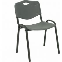 Pack 2 sillas Iso Pastic pvc gris