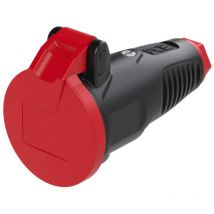 2412-srcw Presa di sicurezza Gomma, Plastica 230 v Nero, Rosso IP54 - PCE