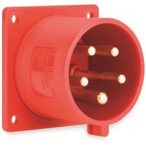 PCE - CEE-Anbaustecker 5-polig, 16 a, 400 v, IP44