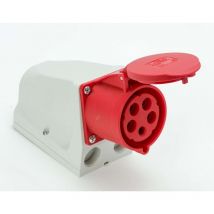 Pce prise murale 32 A 5P 6H IP44'DURCHSCHLEIFBAR 925-6