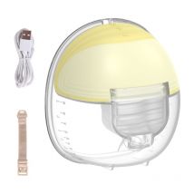 LIFCAUSAL - Tire-Lait Électrique Portable Invisible 180ml - 2 Modes 9 Niveaux d'Aspiration - Pompe à Silicone 24mm Silencieuse Allaitement Libre de